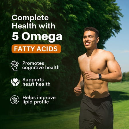 Pure Nutrition Veg Omega 3 For Brain And Heart Health 30 Veg Softgels
