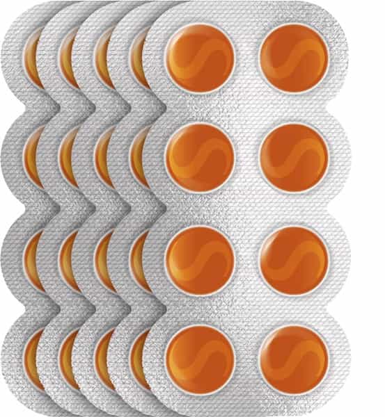 Strepsils Blister Ginger & Lemon 8'S (Pack Of 5 Strips)