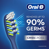 Oral B Criss Cross - Family Pack Of 4 Toothbrushes Soft | For Adults | Manual | Multicolor