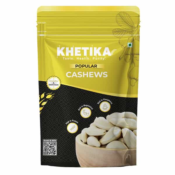 Khetika Naturale Popular Cashew (W400) 500G