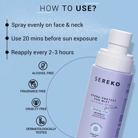 Sereko Hydra-Protect Sunscreen Spray Spf 50 100 Ml