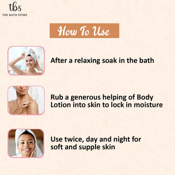 The Bath Store French Rose Body Lotion For Deep Moisturizing For All Skin Type - 190Ml