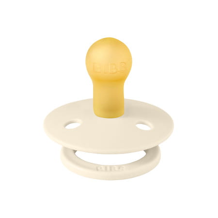 Bibs Colour 2 Pack Latex Size 1 Ivory/Blush - 0+ Months