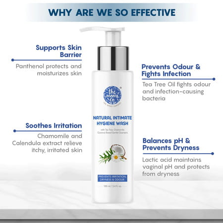 The Moms Co. Natural Intimate Hygiene Wash - 100 Ml