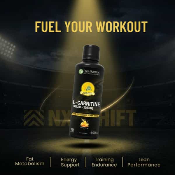 Pure Nutrition L-Carnitine Liquid |Orange | Fat Metabolism & Energy Support Formula 450 Ml