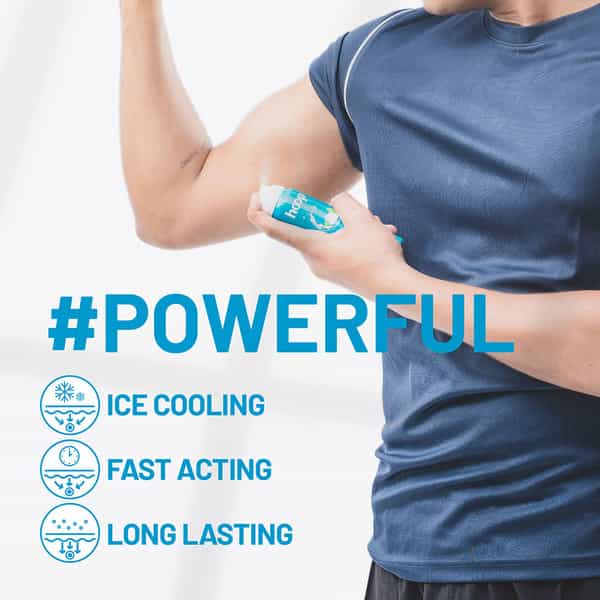 Hoop Pain Relief Spray - Cryotherapy Cooling Relief From Back | Leg | Knee | Joint | Sports Pain 80G