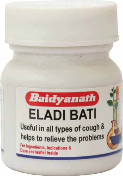 Baidyanath Asli Ayurved Eladi Vati | For Dry Cough Cold Fever And Vomiting - 20N (Pack Of 2)