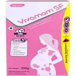 Vivamom Sf Kesar Badam Flavour Maternal Nutrition Drink Refill Of 200gm
