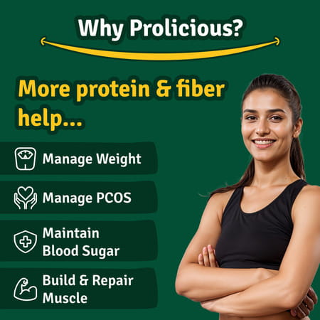Prolicious Millet Vermicelli | High Protein & Fiber | Plant Based | No Maida (400G | Pack Of 3)