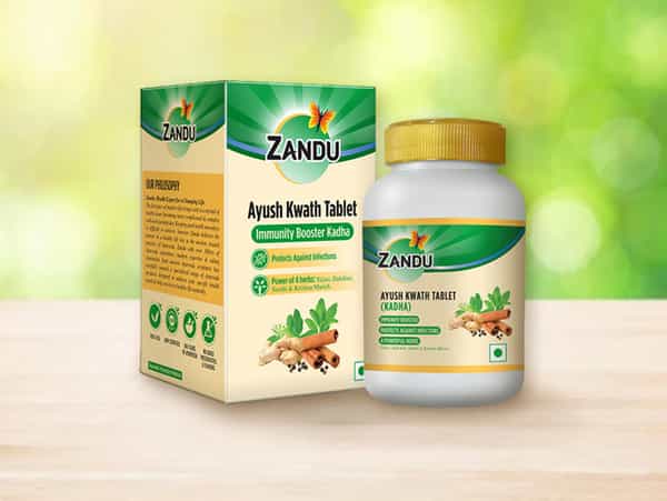 Zandu Ayush Kwath Ayurvedic Immunity Booster - 60 Tablets