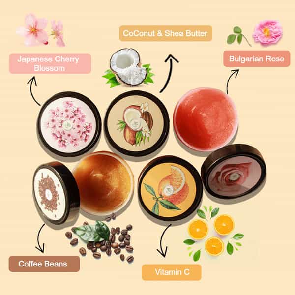 Cgg Cosmetics Vitamin C Gel Exfoliating Body Scrub- 250Gm