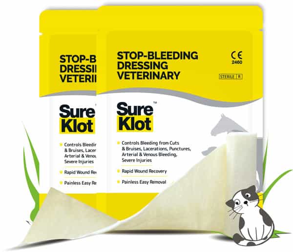 Sureklot - Stop Bleeding Dressing Veterinary - Gauze (Pack Of 2)