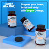 Daily All Day Omega 3 6 9 Vegetarian Capsule Supplement | 1000mg | 60 Capsules