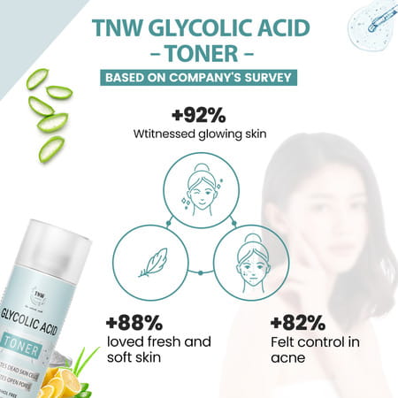 Tnw - The Natural Wash Glycolic Acid Toner | For Exfoliating Dead Skin Cells | Alcohol Free