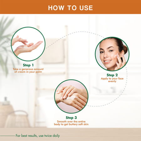 Nature'S Essence Almond & Honey Nourishing Skin Cream | Intense Moisturization & Radiance | 400ml