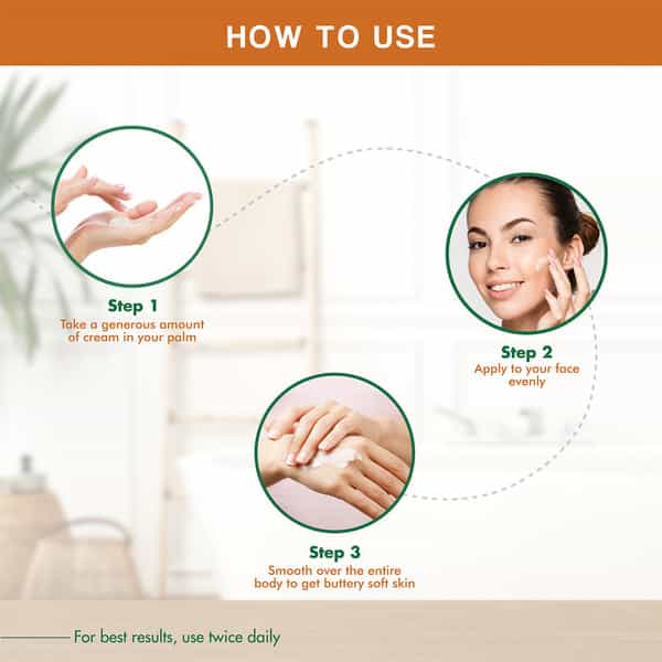 Nature's Essence Almond & Honey Nourishing Skin Cream | Intense Moisturization & Radiance | 400Ml