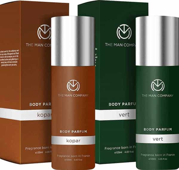 The Man Company Non-Gas Body Perfume Combo Set For Men -Gift Pack For Men - 120Ml*2