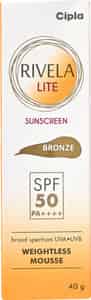 Rivela Lite Spf 50 Tube Of 40gm Sunscreen Gel