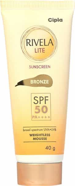 Rivela Lite Spf 50 Tube Of 40Gm Sunscreen Gel