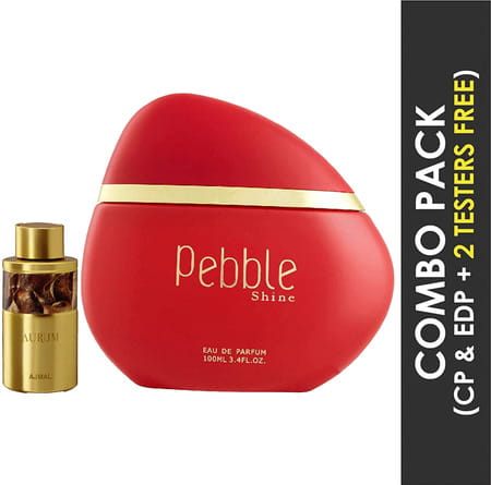Ajmal Aurum Cp Alcohol-Free Attar 10ml For Women And Maryaj Pebble Shine Edp 100ml For Women