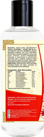 Khadi Pure Herbal Sunscreen Lotion (Spf 30) - 210ml