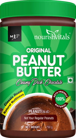Nourishvitals Irresistibly Tasty Combo | High Protein Peanut Butter (Extra Crunchy 750gm Each)