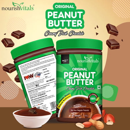 Nourishvitals Irresistibly Tasty Combo | High Protein Peanut Butter (Extra Crunchy 750gm Each)