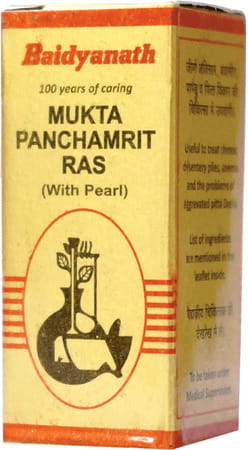 Baidyanath Nagpur Muktapanchamrit Ras My -10 Tablets