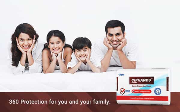 Ciphands Smart-Germ Protection Soap-75Gm