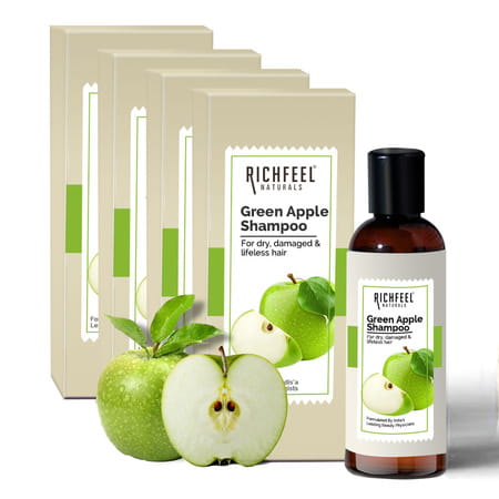 Green Apple Shampoo 100 Ml Pack Of 4