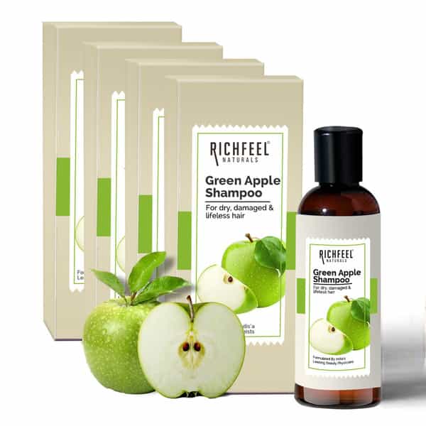 Green Apple Shampoo 100 Ml Pack Of 4