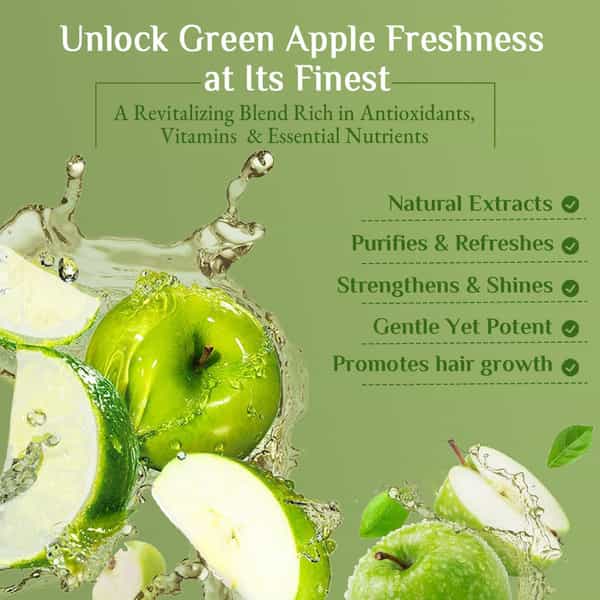 Green Apple Shampoo 100 Ml Pack Of 4