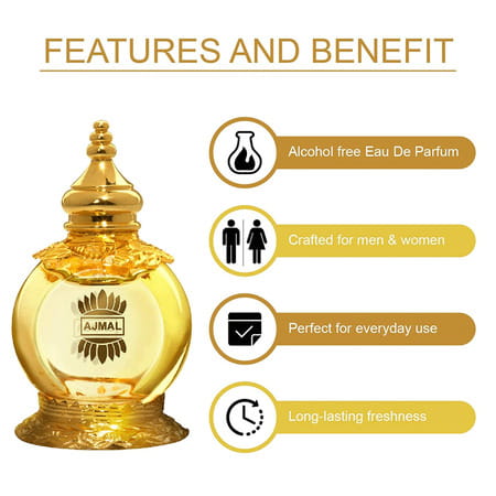 Ajmal Aristocrat Edp 75ml Perfume For Men And Mukhallat Al Wafa Cp Attar 12ml For Unisex