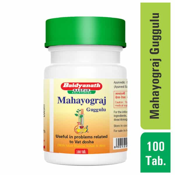 Baidyanath Asli Ayurved Mahayograj Guggulu - 100 Tablets