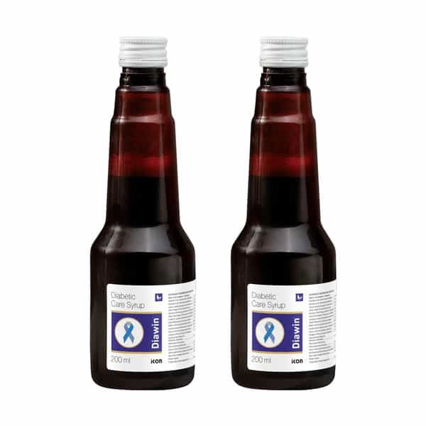 Diawin Syrup 200 Ml | To Manage Diabetes & Blood Glucose Level (Pack Of 2)