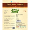 Herbal Hills Gotu Kola Powder - 1 Kg Powder - Pack Of 4 - Centella Asiatica Gotu Kola Powder