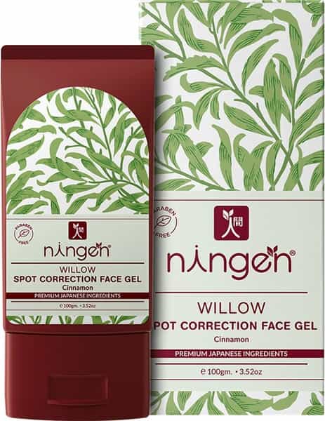 Ningen Willow Spot Correction Face Gel I Heals And Reduces Acne And Rash Induced Spots I 100G