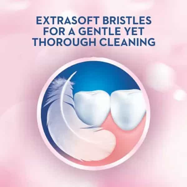 Oral-B Sensitive Toothbrush Ultrathin Bristles Tips Family Pack Of 4