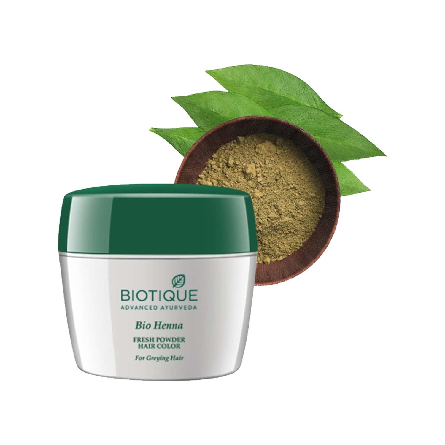 Buy BIOTIQUE BIO HENNA FRESH POWDER HAIR COLOR FOR GREYING HAIR 90 GM