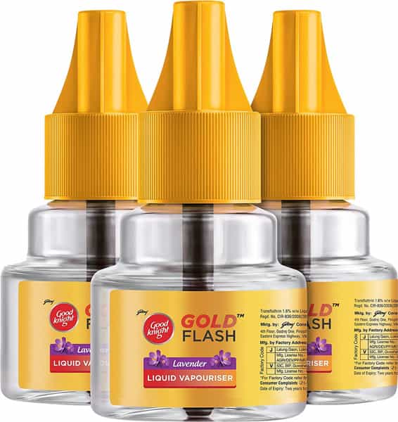 Godrej Good Knight Gold Flash Mosquito Repellent Refill (Lavender) 45 Ml