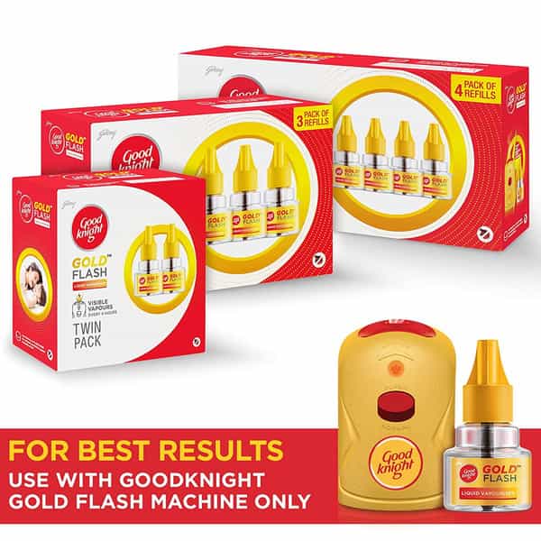 Godrej Good Knight Gold Flash Mosquito Repellent Refill (Lavender) 45 Ml