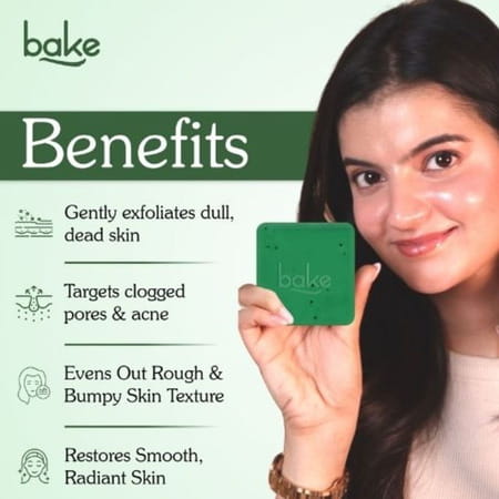 Bake 10% Aha + 1% Bha Soap For Pores | Exfoliation & Strawberry Skin (Pack Of 3)