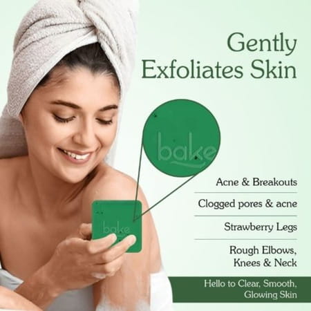 Bake 10% Aha + 1% Bha Soap For Pores | Exfoliation & Strawberry Skin (Pack Of 3)