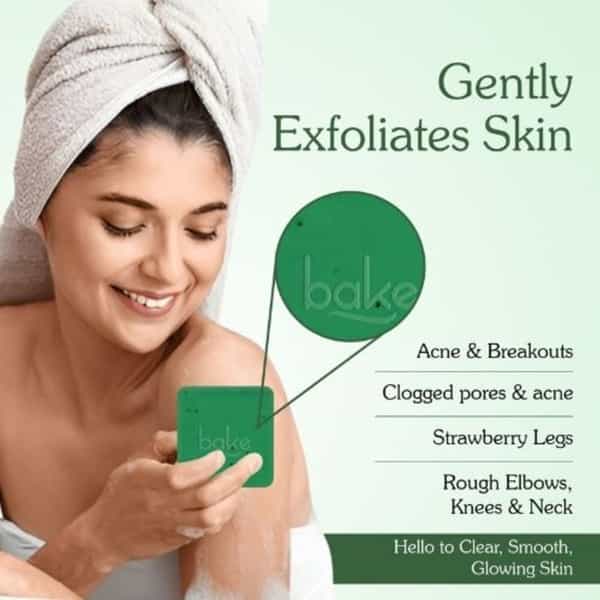 Bake 10% Aha + 1% Bha Soap For Pores | Exfoliation & Strawberry Skin (Pack Of 3)