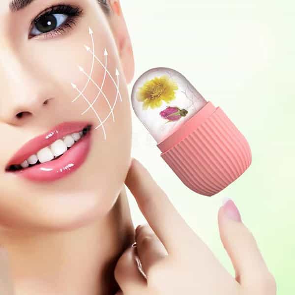 Dermosys Ice Roller For Face | Neck & Eyes Massage | Unbreakable And Reusable (Multi-Color)