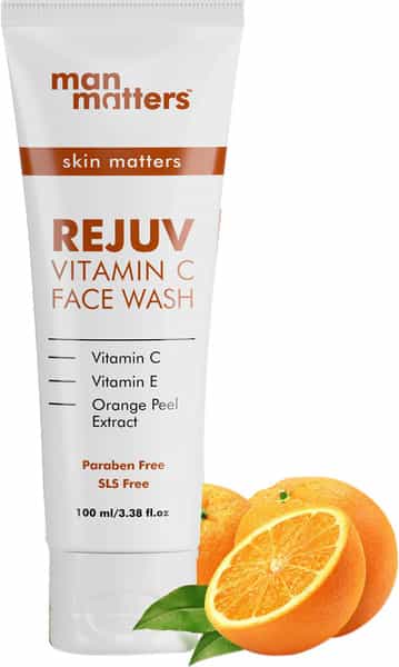 Man Matters Rejuv Vitamin C Facewash For Nourished And Glowing Skin (100 Ml)