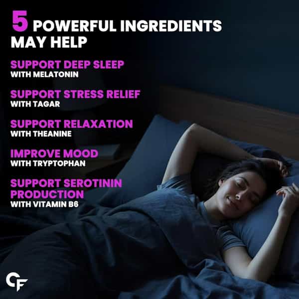 Carbamide Forte Melatonin Gummy - With Tagara | L Tryptophan & Vitamin B6| Sleep Supplement 60 Gummy