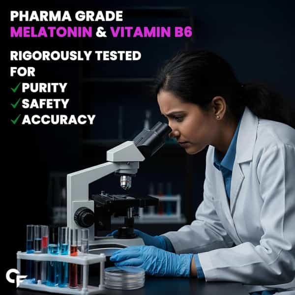Carbamide Forte Melatonin Gummy - With Tagara | L Tryptophan & Vitamin B6| Sleep Supplement 60 Gummy