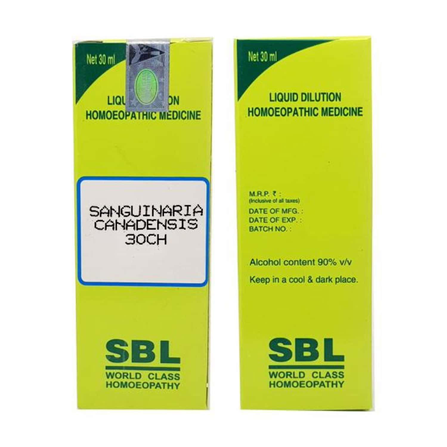Sbl Sanguinaria Canadensis Dilution 30 Ch 30 Ml Pack Of 3