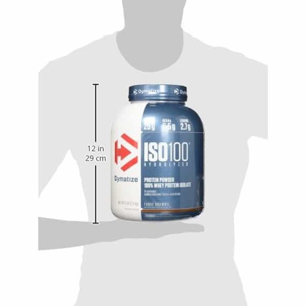 Dymatize Nutrition Iso 100 Whey Protein Powder - 2.3 Kg (Fudge Brownie)